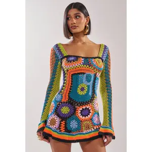 PARADISE FOUND KNIT MINI DRESS