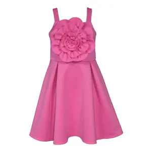 Sculpted Rose Scuba Dress