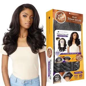 Sensationnel Synthetic Kinky Edge 13x6 HD Lace Wig - Kinky Blow Out 20"