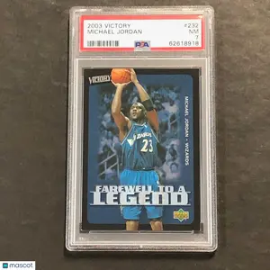 2003 Victory #232 Michael Jordan PSA 7 NM Wizards