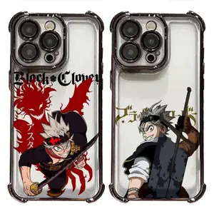 Black Clover Anime Exclusive Artistic Phone Cases for iPhone 17 16 15 14 13 12 11 Pro Air Plus ProMax and Samsung Galaxy S26 Plus Ultra S25 S24 S23 S22 anti drop and phone case