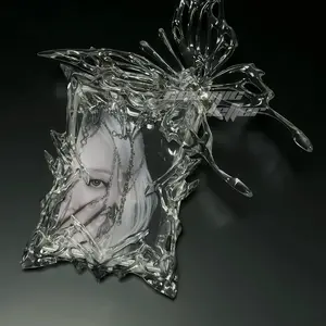 Unique Transparent Butterfly Card Holder, Idol Fan High-End Small Card Case, Photo Brick, Instant Print Photos, Student Card Case