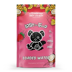 Lost and Found Loaded Waters - Single Serving Packets, Caffeinated Flavored Powder Beverage Mix, Focus Support