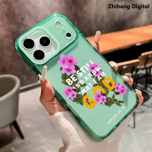 Be Still and know that I am God. Psalm 46:10 Bible Verse Christian Religious Premium Crystal Phone Case for iPhone 17 Pro Max Air 16 Plus 15 14 13 12 11 Shockproof Non Slip Military-Grade Protection Silicone Cover Cellphone Protective Smartphone Casing