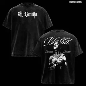 Blessed Shirt – Blessed Tour 2026 Vintage Acid Washed Oversized Graphic T Shirt, Latin Trap Rap Artist El Bendito Blessd Tee Urban Streetwear Aesthetic, Heavyweight Soft Cotton Unisex Top, Men Wear Casual Tee, Gift for Latin Music Fans F9E