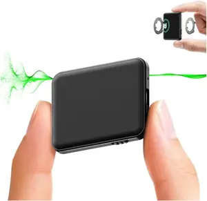 Double-Sided Magnetic Voice Activated Recorder, Audio Recorder AI Smart Noise Reduction, MP3 & USB-C Digital Voice Recorder, 100H Continuous Recording Device for Meetings/Interviews 136GB (18800 Hour)