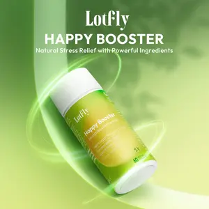LOTFLY Happy Booster – Ashwagandha & AMPK Activator for Stress Relief, Metabolism & Cortisol Support | 60 Capsules