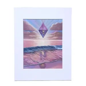 Awakened on the Simulated Beach 8x10 Photo Wall Art Print Artwork from Veil of Eden Decor Landscape Nature Ornaments