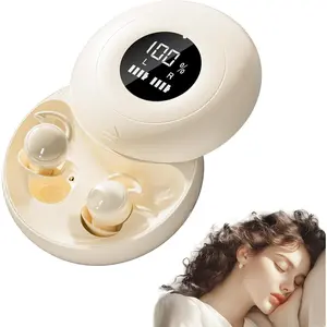 Sleep Earbuds  6.0, Mini Invisible  Sleep Earbuds for Side Sleepers, Noise Blocking Sleeping Headphones,  Earbuds with LED Display for Small Ears, Sleep & Relax