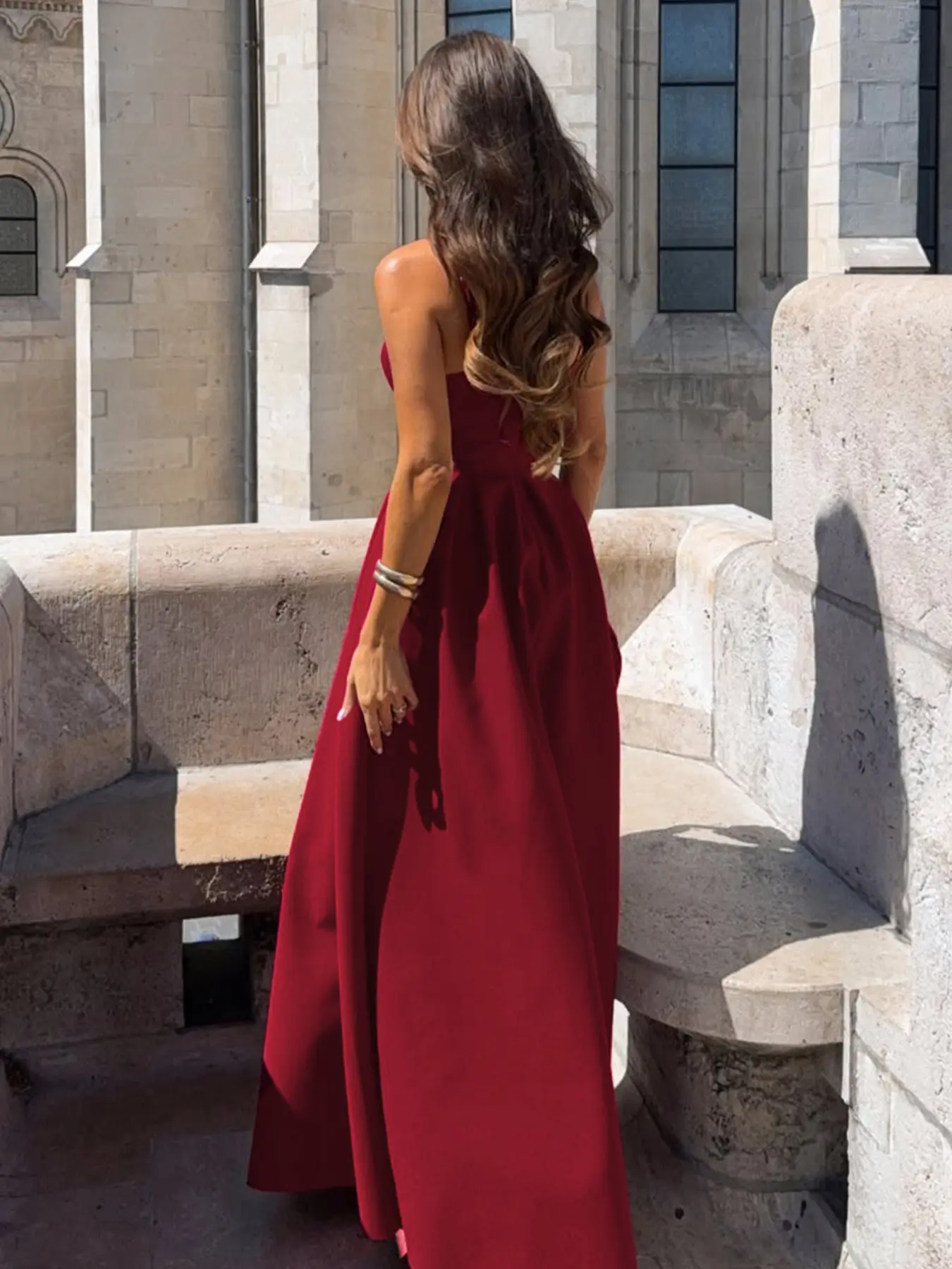 women long dress Long Formal Dress cd0192 by Ladivine Champagne / 3XLarge