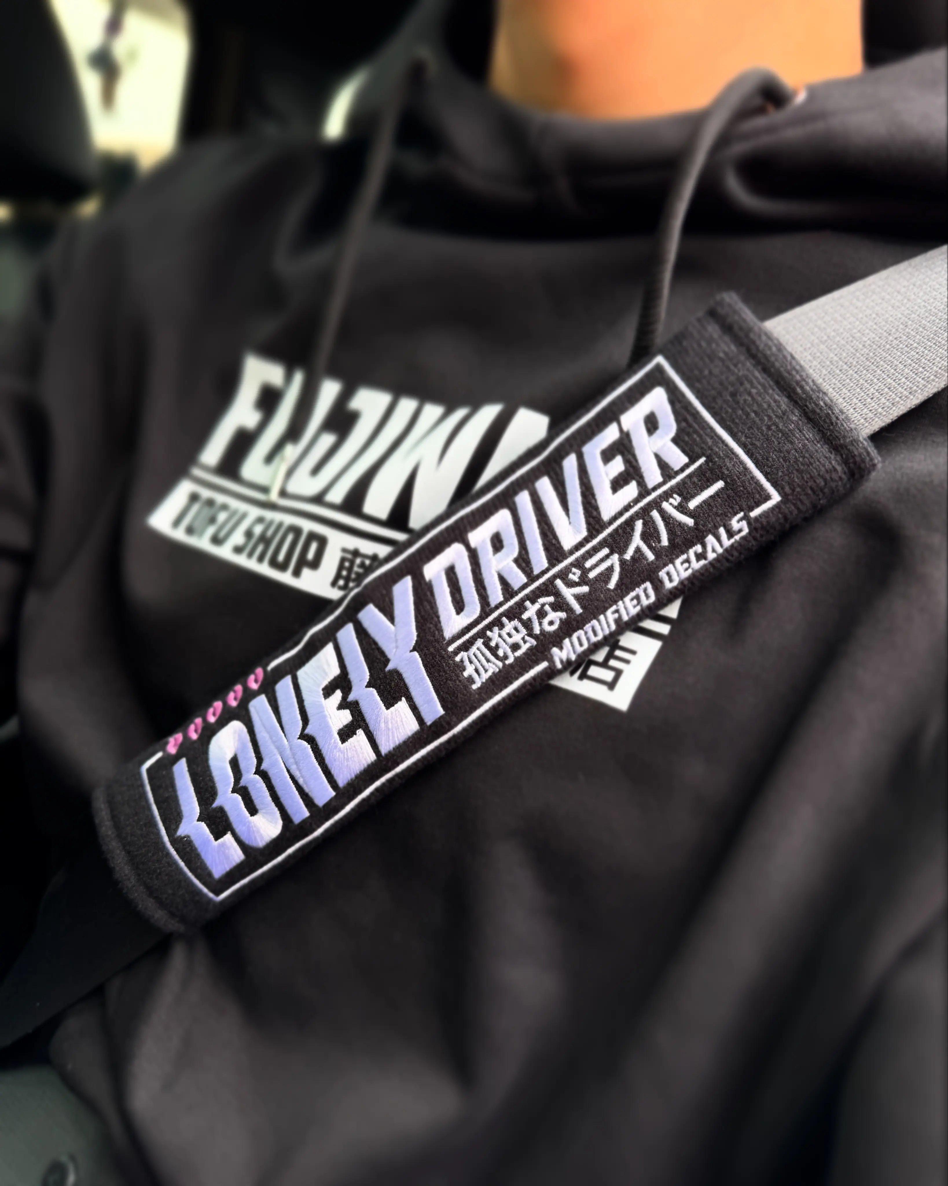 Lonely Driver Seat Belt Cover