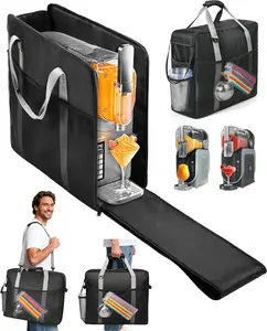 Carrying Bag for Slushie Machine FS301 & FS300, Portable Travel Tote Storage Bag with Front-Opening Design for Frozen Drink Maker, Thick Padded Protector for Machine Accessories