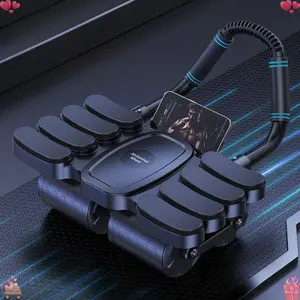 Automatic Rebound Abdominal Wheel Roller, 4 Wheel Design Abs Roller with Elbow Support & Pe Anti Slip Kneeling Pad, Ab Wheel for Home Gym, New Year Gifts, At Home Gym Equipment, Abdominal Workout Wheel, Abdominal Exercise Equipment