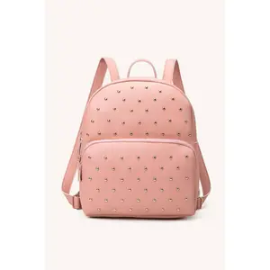 Studded PU Leather Backpack
