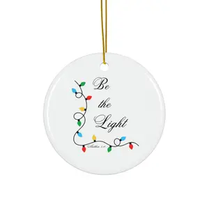 Ceramic Ornament, Christian Christmas Decorations, Jesus, Cozy Family Gifts, Christmas Ornaments, Holiday Decor, Religious Ornament,