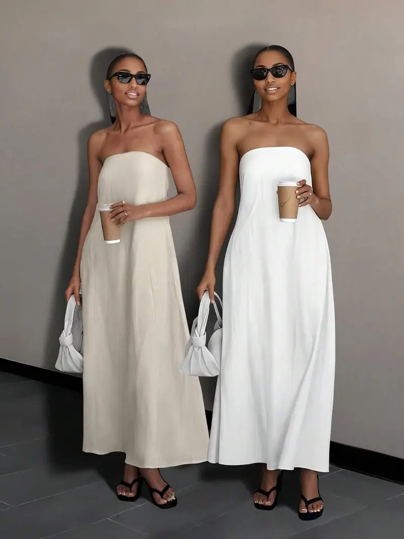 White beach wedding guest dress - TikTok Shop White beach wedding guest dress - TikTok Shop