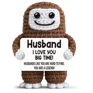 Birthday,Best Husband Ever Gifts from Wife,Funny Romantic I Love You Handmade Sasquatch Decor Gift for Men Him Wedding Anniversary,Easter Basket Stuffers