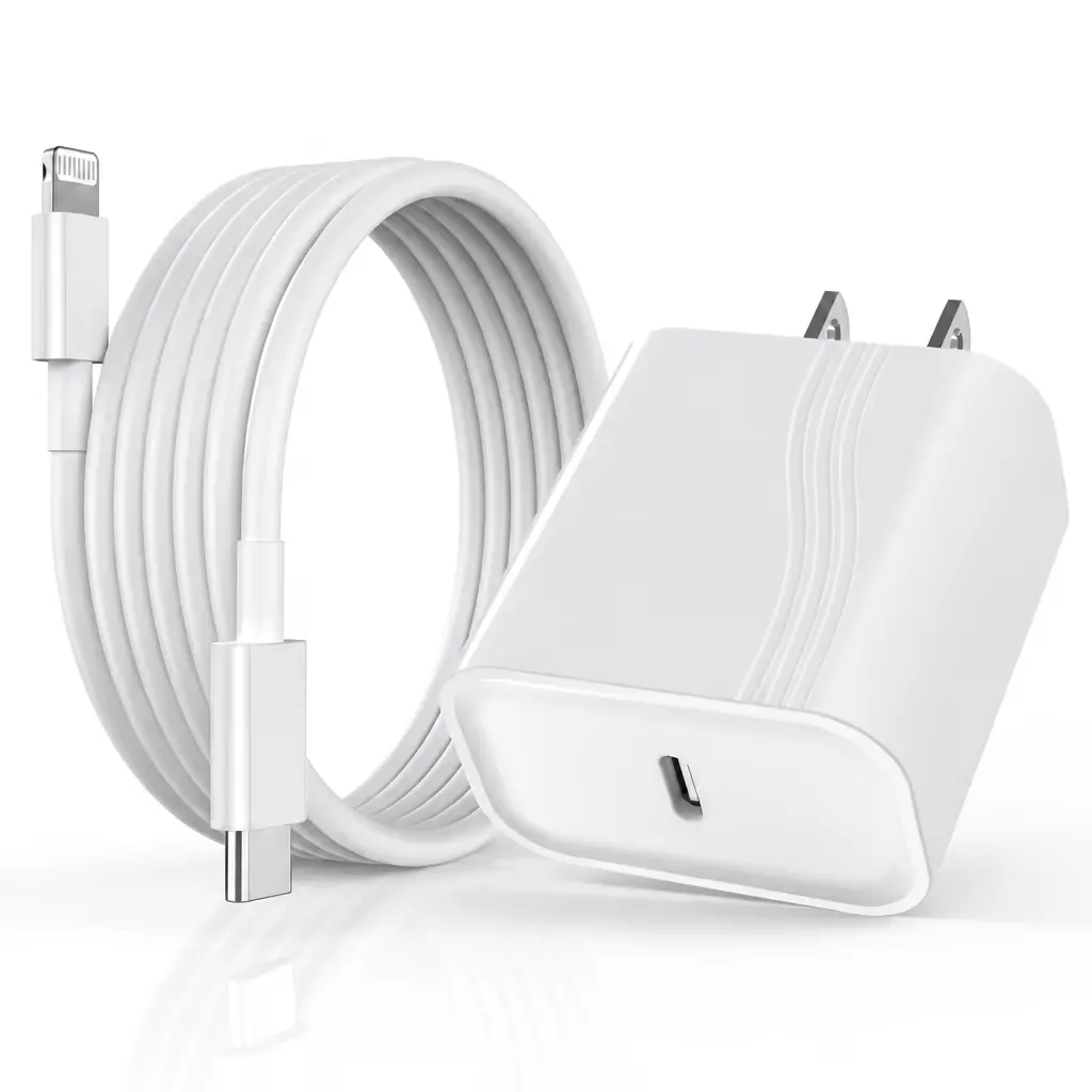 iPhone 14 13 12 Charger Fast Charging 20W PD USB C Wall Charger with 6FT Fast Charging Cable Compatible iPhone 14/13/12/11/Pro/Pro Max/Mini/Xs Max/XR/X, iPad