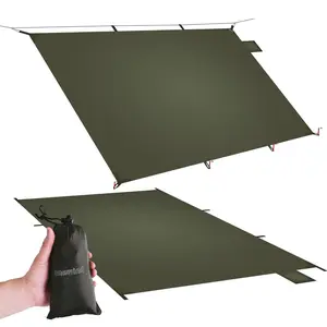 Onewind Ultralight Tent Footprint/Ground Sheet for 1 & 2 Person Backpacking Camping - Waterproof 4000mm PU Silnylon Floor Mat/Ground Cloth (S/M/L Sizes)