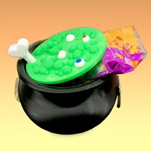 Witches brew cauldron candy bowl