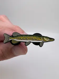 Northern Pike - Fish Pin with Gift Box