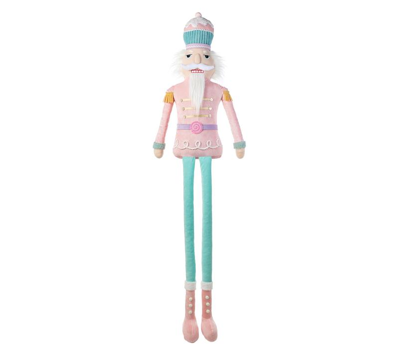 Glitzhome 60"H Christmas Extra Large Fabric Nutcracker