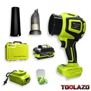 Multi-functional Turbo Jet Blower, Leaf Blower, Powerful Turbo Fan, Pure Copper Motor, Car Drying After Washing, Handheld Snow Blower, Cordless Turbo Power Dust Collector, Suitable for Home Improvement, Gardening, Compatible with Makita Batteries cleanup