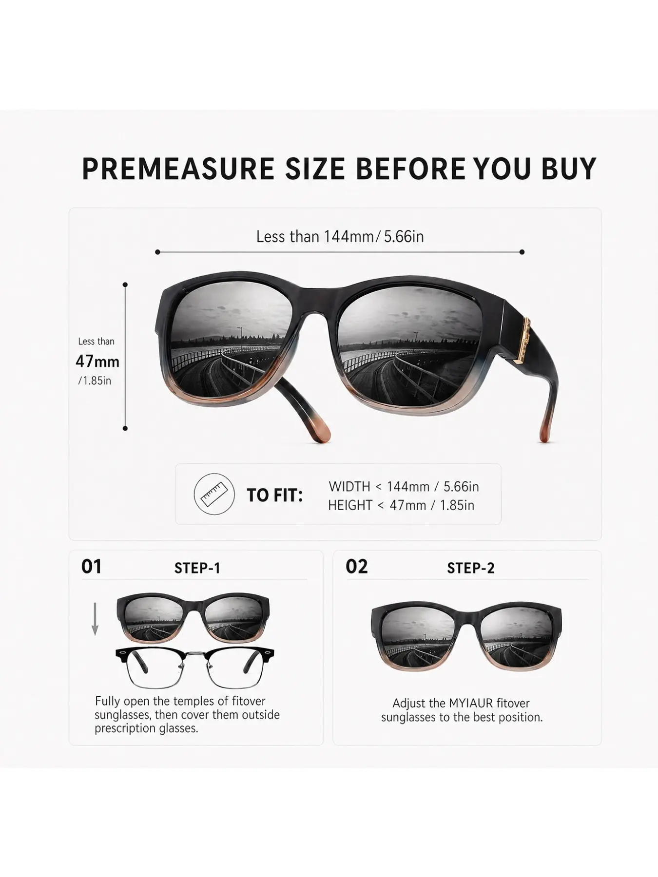 Fashion Fit Sunglasses, Polarized Uv400 Lenses, Oversize 