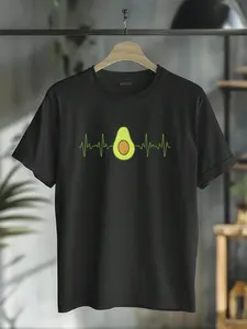 100% Cotton Cool Avocado Art For Men Women Avocado Lover Pear Fruit T-Shirt Short
