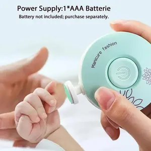 Electric Nail Care Tool, Nail Care Machine for Newborns, Teenagers & Adults, Wireless Nail & Foot Care Tool with Polishing Heads, Nail Trimmer