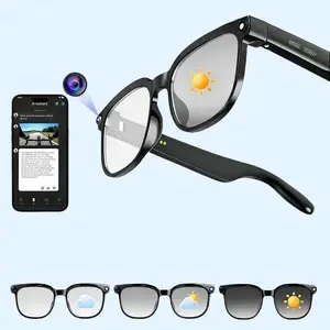 All-in-One Smart Glasses: Camera + Music + AI Assistant, Record Videos, Listen to Music & Translate Anytime, Anywhere