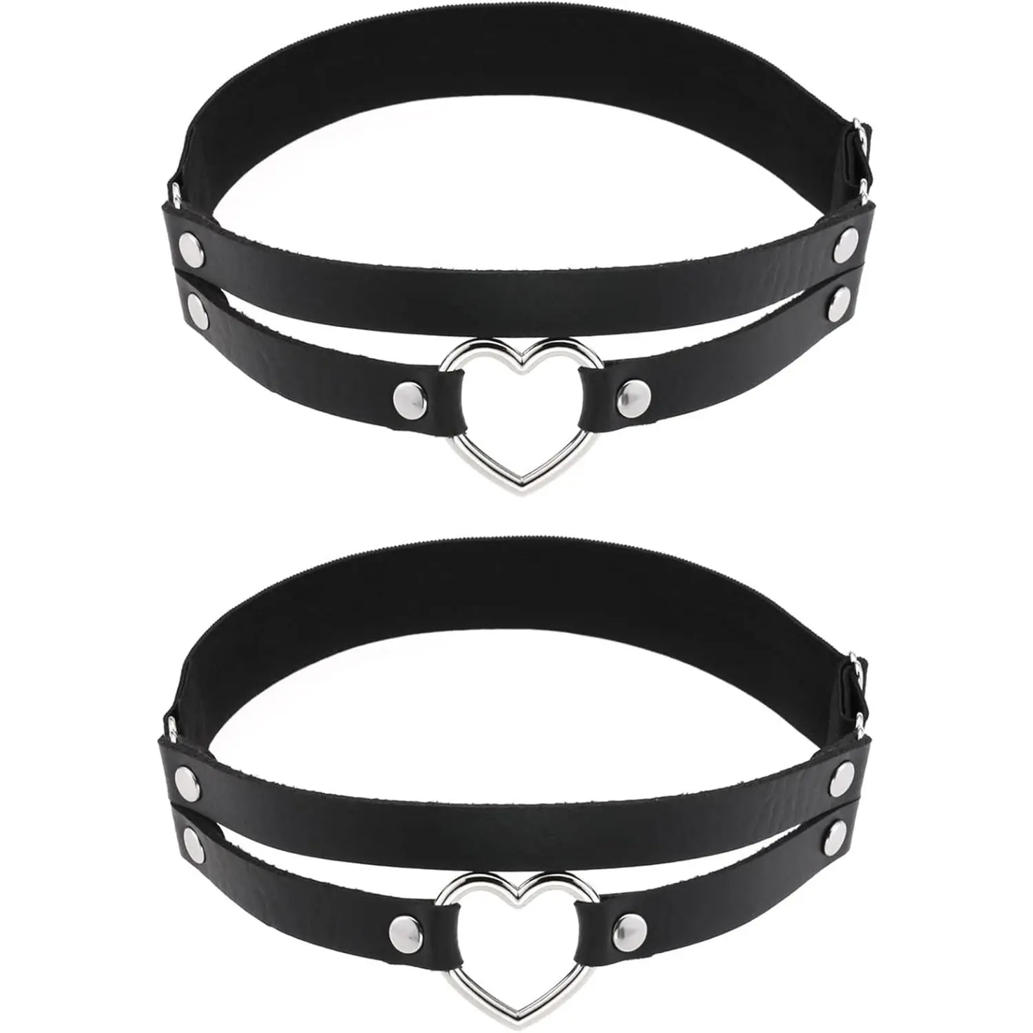 2Pcs Adjustable Heart Leg Garter Belt, Elastic Thigh Garters for Women - TikTok Shop 2Pcs Adjustable Heart Leg Garter Belt, Elastic Thigh Garters for Women - TikTok Shop