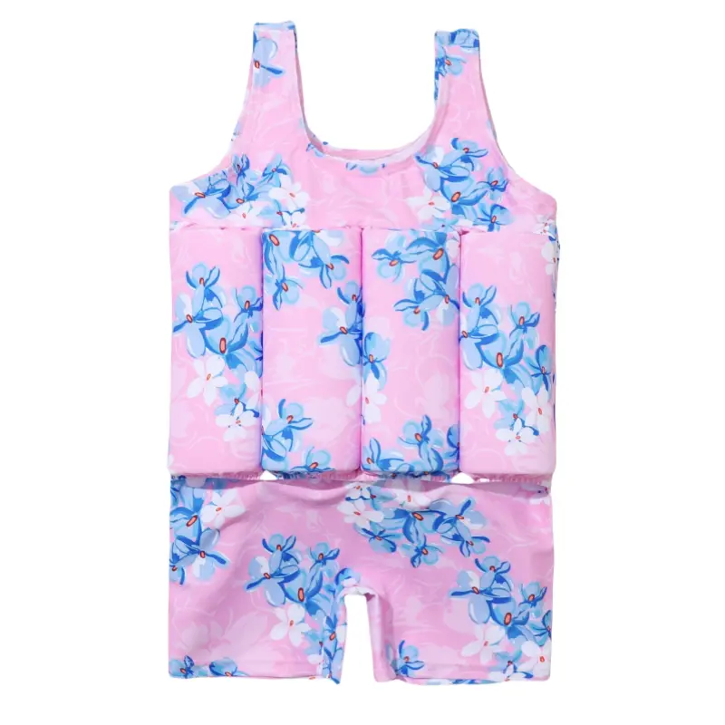 Infant And Child Floating Swimsuit, Detachable And Adjustable Buoyancy Swimsuit, Slim-Fitting One-Piece Vest Swimsuit, Boys And Girls Sports Buoyancy Suit, Suitable For Summer Vacation Beach Sports Floating Swimsuit