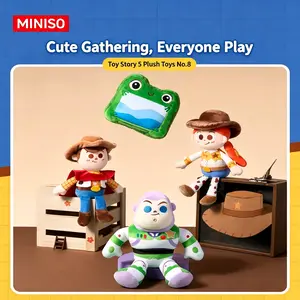 MINISO Disney Toy Story 5 Plush Dolls, Cute Stuffed Toys, Movie Merchandise for Kids' Gifts