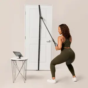 Adjustable Resistance Band Door Anchor, 5 Different Attachment Points, Perform Unlimited Exeercises That Target Legs, Abs, Arms, Chest, Back,  and more. Designed For Pilates and Strength Training.