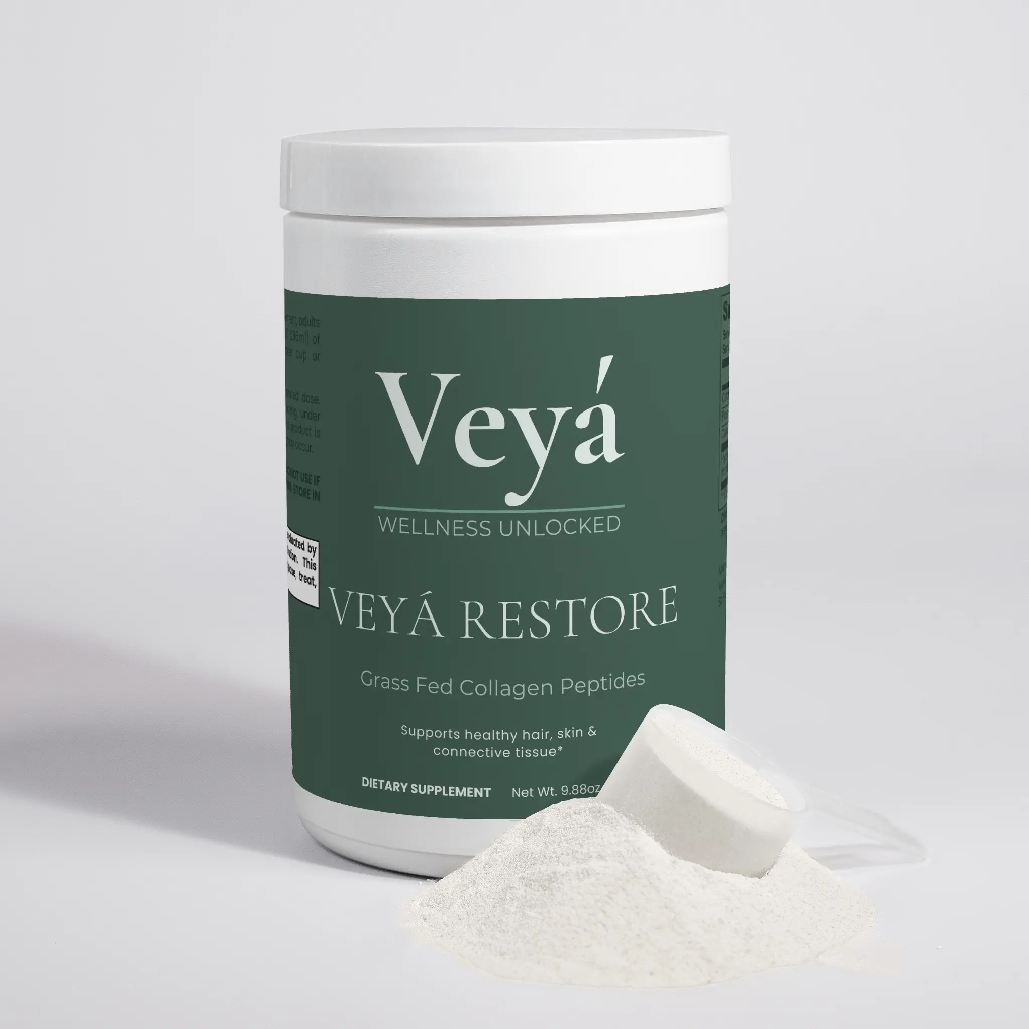 Veyá Restore — Grass Fed Collagen Peptides for Hair, Skin & Connective Tissue