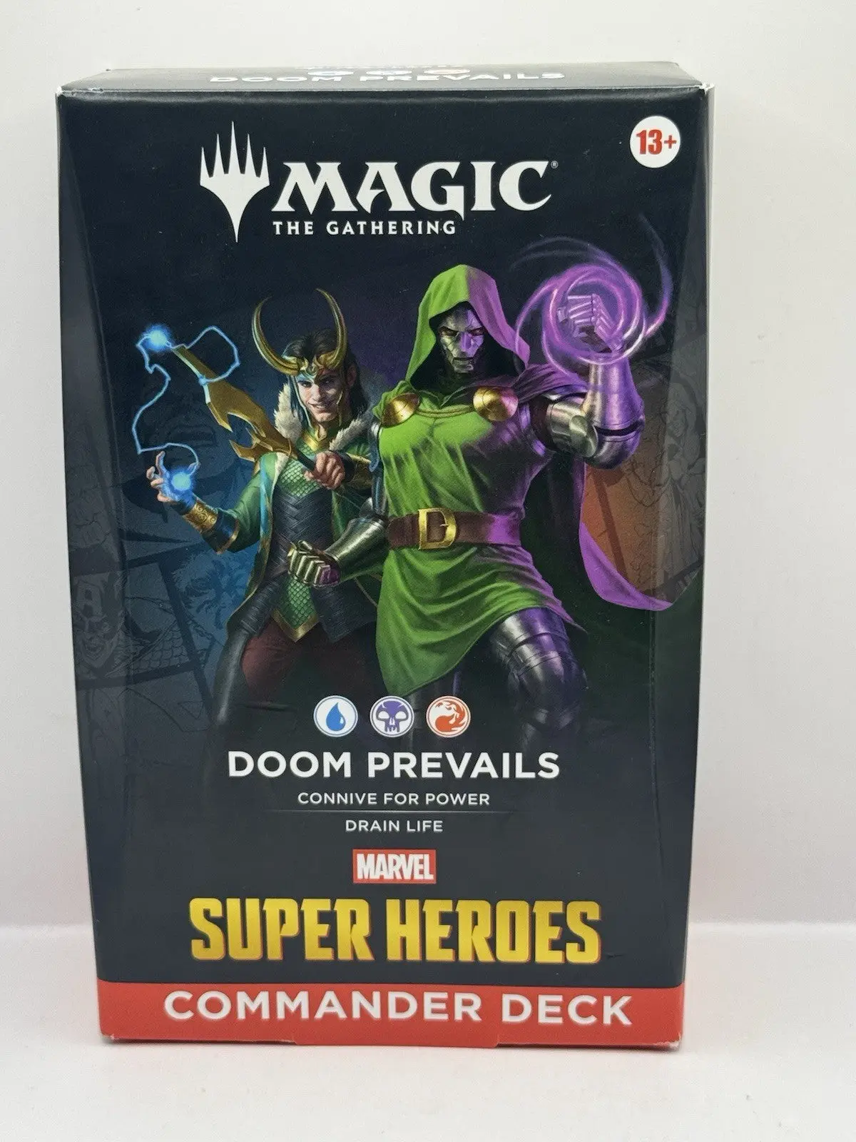 2026 Magic The Gathering Marvel Super Heroes Doom Prevails Commander Deck