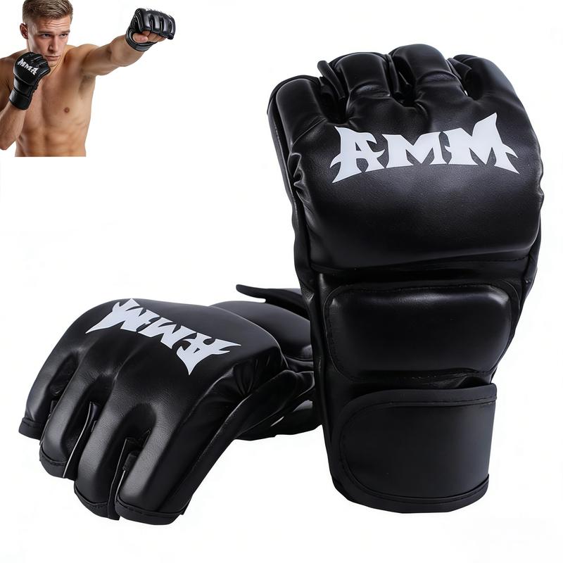 MMA Breathable Boxing Gloves - Professional Thickened MMA Muay Thai Kickboxing & Sanda Training Gloves with Hand Wraps | Premium Skintex Leather & Multi-Density Padding | Ideal Christmas Gifts for Men & Women MMA Breathable Boxing Gloves - Professional Thickened MMA Muay Thai Kickboxing & Sanda Training Gloves with Hand Wraps | Premium Skintex Leather & Multi-Density Padding | Ideal Christmas Gifts for Men & Women