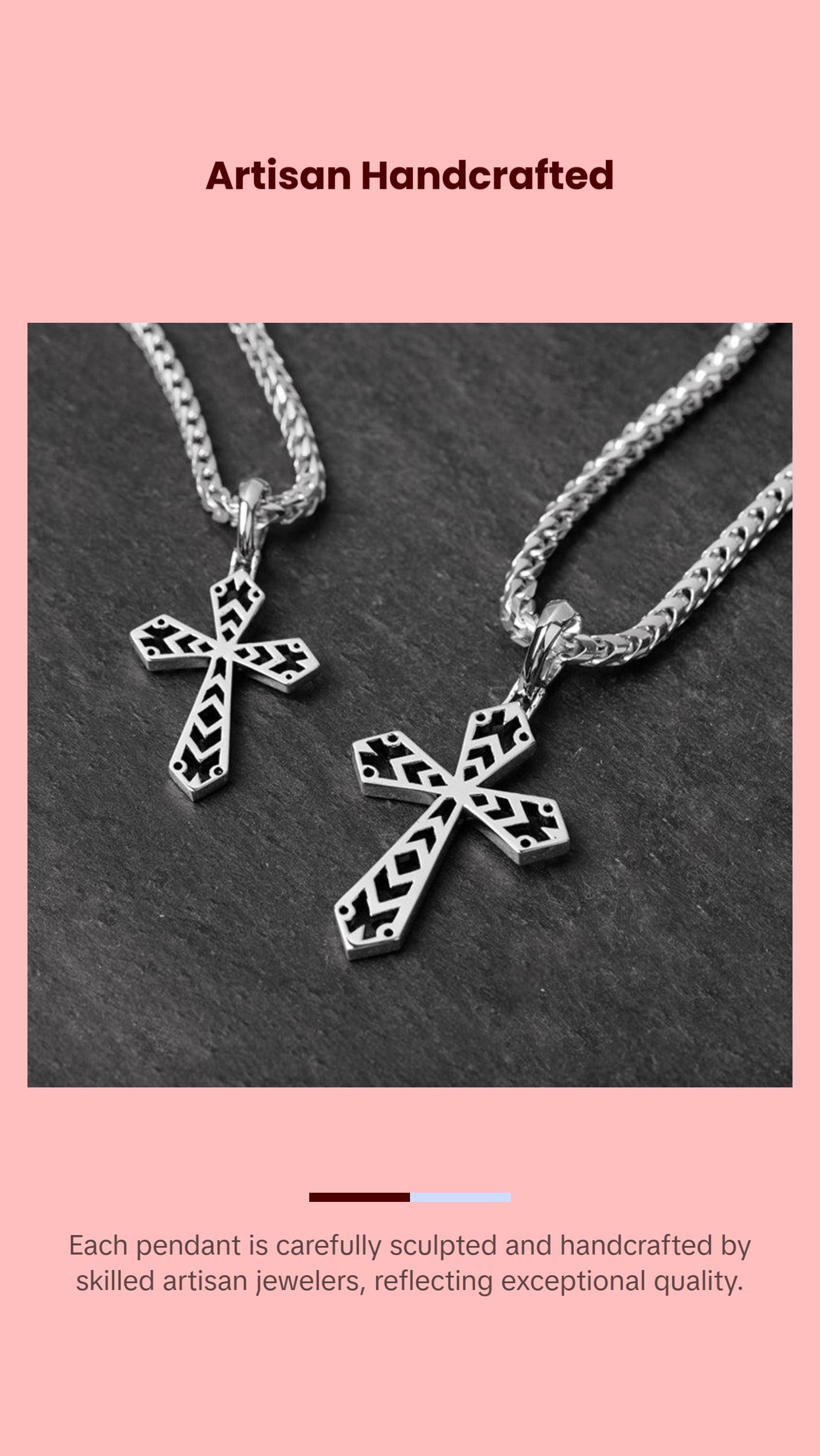 Honor, Silver Cross Pendant