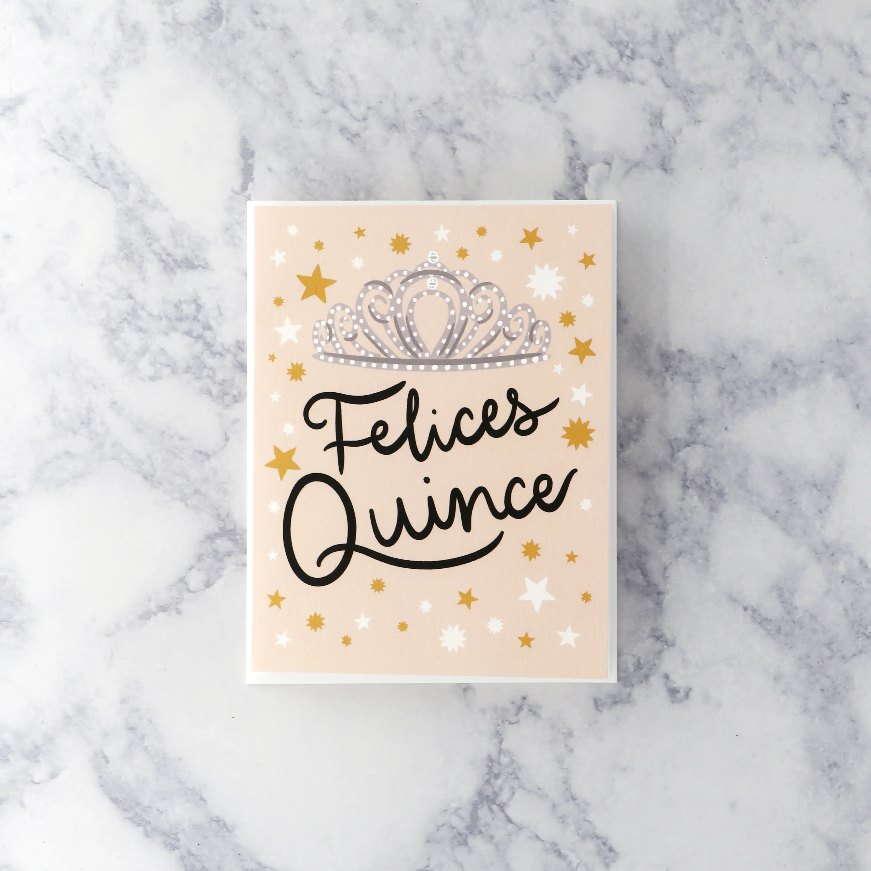 Crown "Felices Quince" 15th Birthday Card