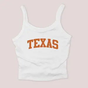 Texas Shirt Micro Rib Tank - Texas University