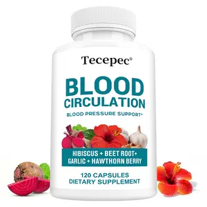 Blood circulation Health Supplement,Supports heart health,Supports Cardiovascular health,120 Capsuels