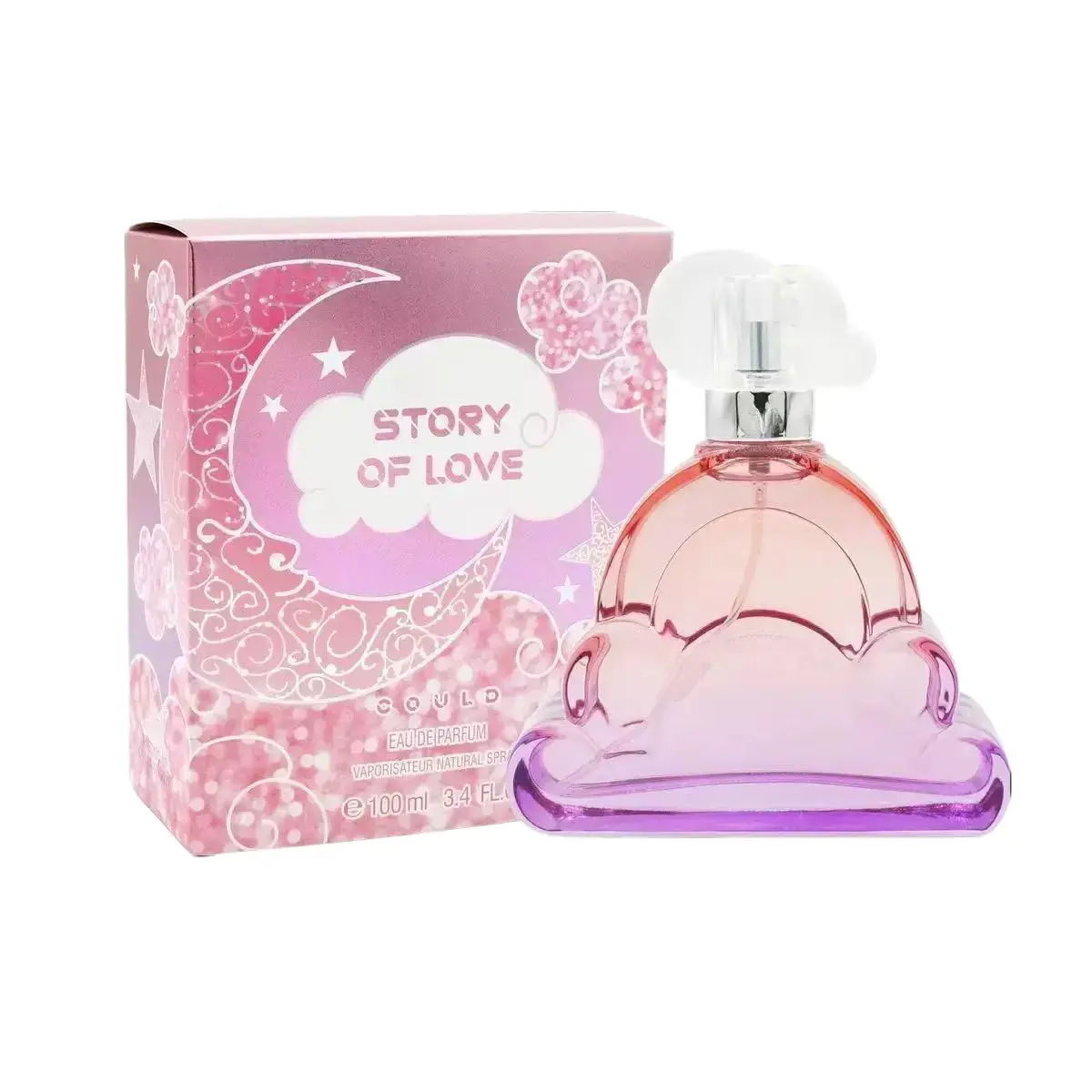 Story of Love Eau De Parfum 100ml for Women, Premium Cloud Inspired Perfume, Soft Fruity Floral & Warm Vanilla Notes, Long Lasting Elegant Fragrance, Perfect Gift for Daily Wear & Special Occasions