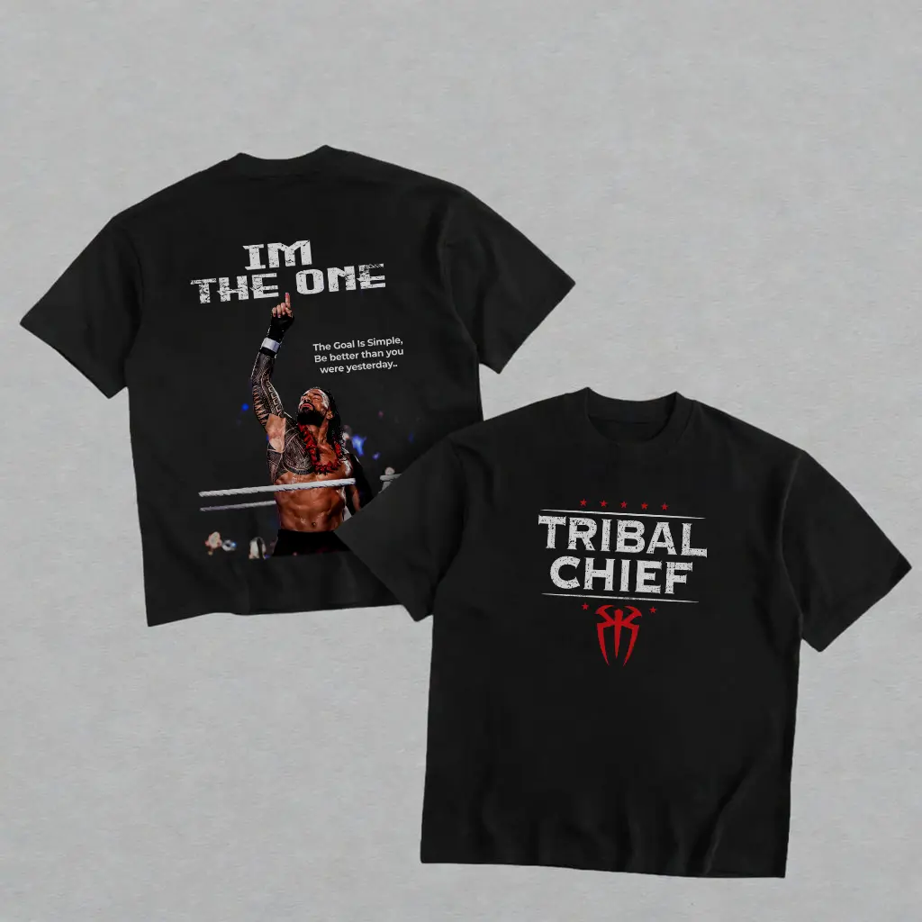 Roman Reigns Tribal Chief T-Shirt , Roman Reigns Tee, Vintage Roman Reigns Wrestling Graphics Tee , For Men And Women