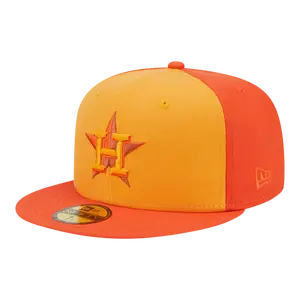 New Era 59Fifty Houston Astros Team Fitted Hat Orange
