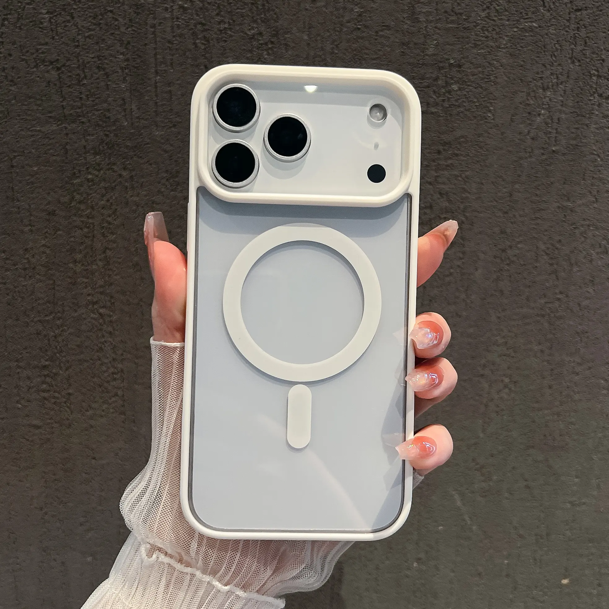 MagSafe Magnetic Clear Case for iPhone 17 Pro Max 17 Plus 17 Transparent Shockproof Protective Cover with Lens Protection Slim TPU Silicone Phone Case