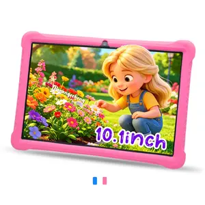 New on TikTok | 10.1" Tablet for Teens | Adorable Design You'll Love | HD Screen Dual Camera 5G WiFi | Shockproof Case Included | Blue/Pink/Green | Great for Birthday Christmas (No Charger)