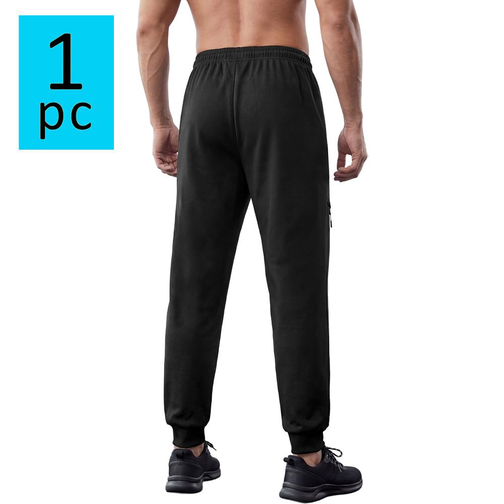 Men’s sports casual pants for all seasons—thin outdoor fitness jogging pants, versatile solid-color tapered long pants suitable for everyday wear in spring and summer.