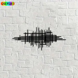 1pc Abstract Grid Metal Wall Art, Intricate Grid Statue Mural, Ideal Gift for New Year, Easter, Abstract Art Enthusiasts, Rust-Resistant Metal Wall Decor Wall Sculptures, Perfect for Living Room Walls & Garden Fences, Modern Home Decor Accent