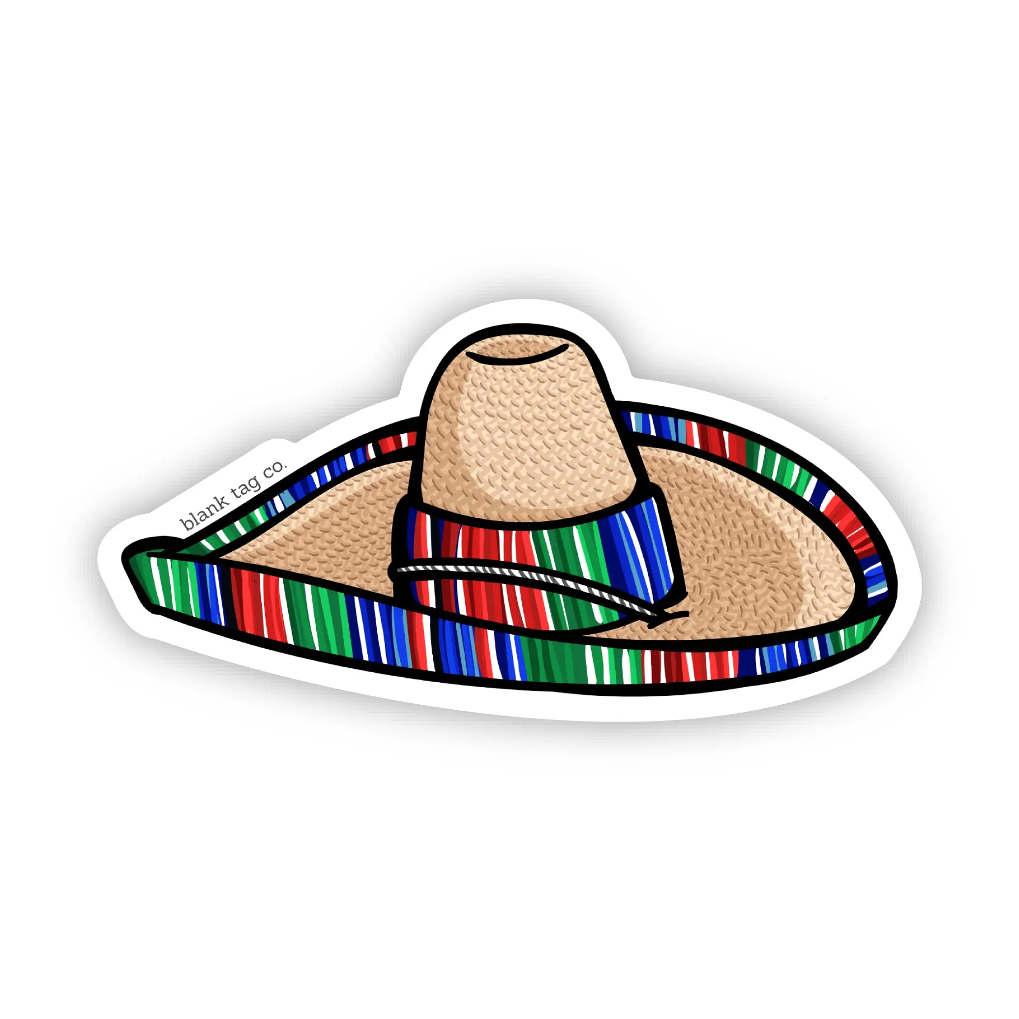 Blank Tag Co.® Waterproof Sticker - Sombrero